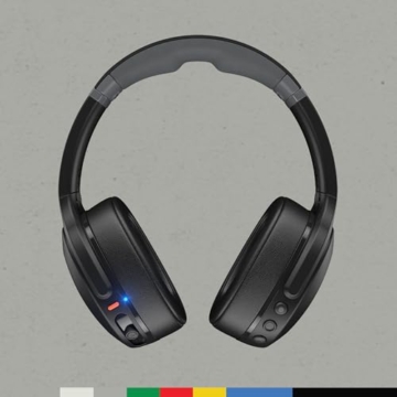 Skullcandy Crusher Evo Over-Ear Wireless-Kopfhörer mit Sensory Bass, 40 Std. Akkulaufzeit, Mikro, kompatibel mit iPhone, Android und Bluetooth-Geräten - Schwarz - 2