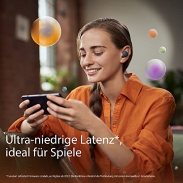 Sony LinkBuds S Truly Wireless Noise Cancelling Headphones - Bluetooth® Multipoint Connection - Bis zu 20 Stunden Akkulaufzeit mit Ladecase - Optimiert für Alexa - Integriertes Mikrofon – Schwarz - 15