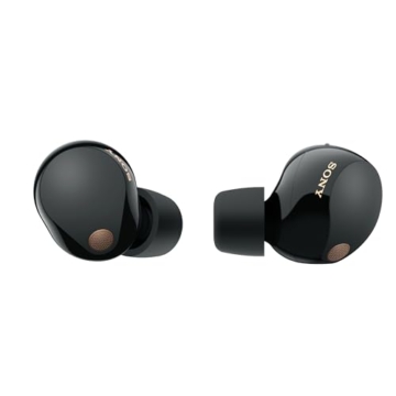 Sony WF-1000XM5 Kabellose Noise Cancelling Kopfhörer, Bluetooth, In-Ear-Kopfhörer, Mikrofon, bis zu 24 Stunden Akkulaufzeit, Schnellladefunktion, IPX4, iOS & Android kompatibel - Schwarz, klein - 12