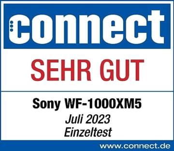 Sony WF-1000XM5 Kabellose Noise Cancelling Kopfhörer, Bluetooth, In-Ear-Kopfhörer, Mikrofon, bis zu 24 Stunden Akkulaufzeit, Schnellladefunktion, IPX4, iOS & Android kompatibel - Schwarz, klein - 22