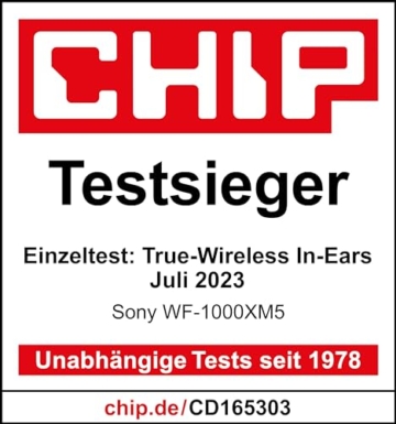 Sony WF-1000XM5 Kabellose Noise Cancelling Kopfhörer, Bluetooth, In-Ear-Kopfhörer, Mikrofon, bis zu 24 Stunden Akkulaufzeit, Schnellladefunktion, IPX4, iOS & Android kompatibel - Schwarz, klein - 23