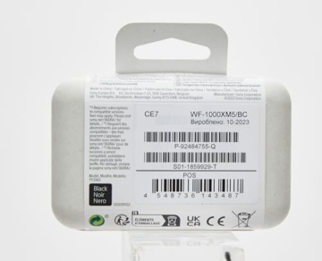 Sony WF-1000XM5 Kabellose Noise Cancelling Kopfhörer, Bluetooth, In-Ear-Kopfhörer, Mikrofon, bis zu 24 Stunden Akkulaufzeit, Schnellladefunktion, IPX4, iOS & Android kompatibel - Schwarz, klein - 26