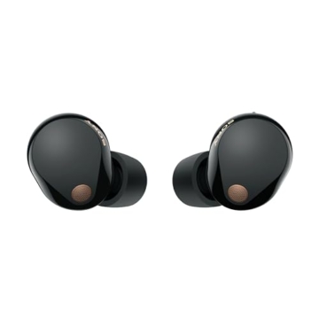 Sony WF-1000XM5 Kabellose Noise Cancelling Kopfhörer, Bluetooth, In-Ear-Kopfhörer, Mikrofon, bis zu 24 Stunden Akkulaufzeit, Schnellladefunktion, IPX4, iOS & Android kompatibel - Schwarz, klein - 10