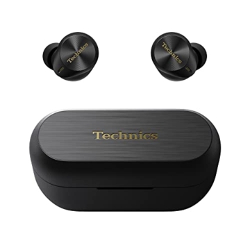 Technics EAH-AZ80E-K kabellose Ohrhörer mit Noise Cancelling, Multipoint Bluetooth 3 Geräte, bequemer In-Ear-Ohrhörer, Kabelloses Laden, Schwarz - 14