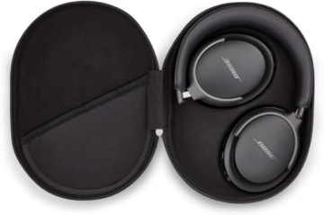 Bose QuietComfort Ultra Kabellose Kopfhörer mit Noise-Cancelling für räumlichen Klang, Over-Ear-Kopfhörer mit Mikrofon, Bis zu 24 Stunden Akkulaufzeit, Kopfhörer mit Raumklang, Schwarz - 4