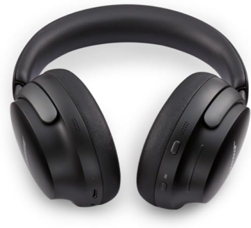 Bose QuietComfort Ultra Kabellose Kopfhörer mit Noise-Cancelling für räumlichen Klang, Over-Ear-Kopfhörer mit Mikrofon, Bis zu 24 Stunden Akkulaufzeit, Kopfhörer mit Raumklang, Schwarz - 6