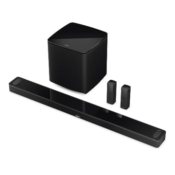 Bose Smart Ultra Soundbar mit Dolby Atmos plus Alexa, kabellose Bluetooth-KI, Surround-Sound-System für TV-Geräte, Schwarz - 6