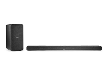 Denon DHT-S517 3.1.2 Dolby Atmos Soundbar System Mit Kabellosem Subwoofer, HDMI EARC Und Bluetooth, Schwarz - 1