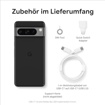 Google Pixel 8 Pro – Android Smartphone ohne SIM-Lock mit Teleobjektiv, langer Akkulaufzeit und Super Actua Display – Obsidian, 128GB - 11