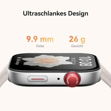 HUAWEI Watch FIT 3, 1.82″ AMOLED-Display, Ultraschlankes Design, Bluetooth-Anrufe, Bis zu 10 Tage Akkulaufzeit, Kompatibel mit iOS & Android, Umfassendes Health & Fitness-Management, GPS, Schwarz - 3