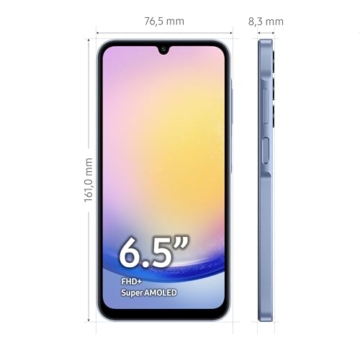 Samsung Galaxy A25 5G Smartphone, Simlockfrei ohne Vertrag, Android-Handy, 128 GB, Schnellladefunktion, 50-MP-Kamera, Blue, 30 Monate Herstellergarantie [Exklusiv auf Amazon] [Deutsche Version] - 3