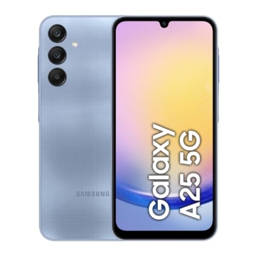 Samsung Galaxy A25 5G Smartphone, Simlockfrei ohne Vertrag, Android-Handy, 128 GB, Schnellladefunktion, 50-MP-Kamera, Blue, 30 Monate Herstellergarantie [Exklusiv auf Amazon] [Deutsche Version] - 1