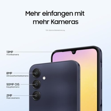 Samsung Galaxy A25 5G Smartphone, Simlockfrei ohne Vertrag, Android-Handy, 128 GB, Schnellladefunktion, 50-MP-Kamera, Blue, 30 Monate Herstellergarantie [Exklusiv auf Amazon] [Deutsche Version] - 5