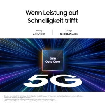 Samsung Galaxy A25 5G Smartphone, Simlockfrei ohne Vertrag, Android-Handy, 128 GB, Schnellladefunktion, 50-MP-Kamera, Blue, 30 Monate Herstellergarantie [Exklusiv auf Amazon] [Deutsche Version] - 6