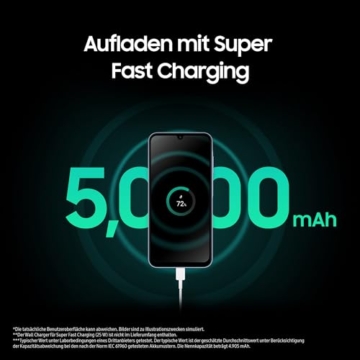 Samsung Galaxy A25 5G Smartphone, Simlockfrei ohne Vertrag, Android-Handy, 128 GB, Schnellladefunktion, 50-MP-Kamera, Blue, 30 Monate Herstellergarantie [Exklusiv auf Amazon] [Deutsche Version] - 7