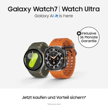 Samsung Galaxy Watch7 Smartwatch, Fitness-Uhr, Fitness Tracker und Aktivitätstracker, 40 mm, Bluetooth, Cream, Inkl. 36 Monate Herstellergarantie - 2