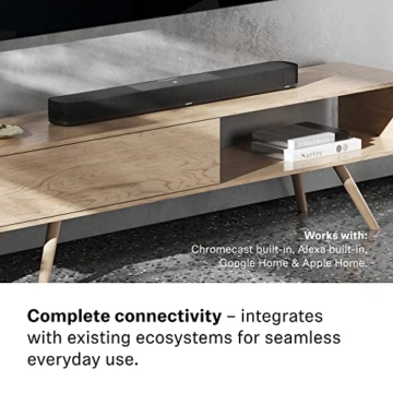 Sennheiser AMBEO Soundbar Plus für TV und Musik - EU-Stecker - 3D Surround Sound, virtuelles 7.1.4-Lautsprecher-Setup, eingebaute Dual Subwoofer und erweiterte Streaming-Anbindung - 10