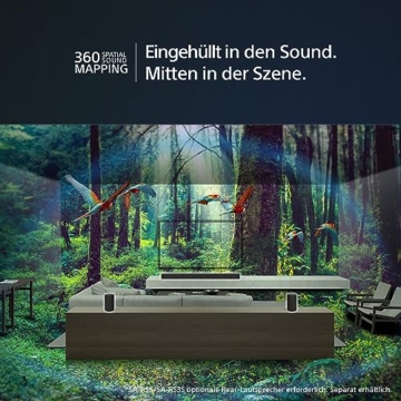Sony HT-A3000 3.1 ch Dolby Atmos Soundbar für TV, mit eingebautem Subwoofer, 360 Spatial Sound Mapping , funktioniert mit Alexa und Google Assistant - 4