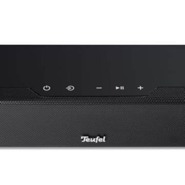 Teufel CINEBAR 11-2.1 Soundbar Set mit Kabellosem Subwoofer, Dolby Audio, Bluetooth 5.0, HDMI 3D ARC CEC, 4K Pass Through, Dynamore, Touch Panel - Schwarz - 6