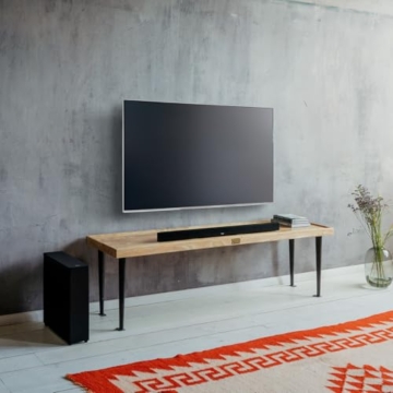 Teufel CINEBAR 11-2.1 Soundbar Set mit Kabellosem Subwoofer, Dolby Audio, Bluetooth 5.0, HDMI 3D ARC CEC, 4K Pass Through, Dynamore, Touch Panel - Schwarz - 7