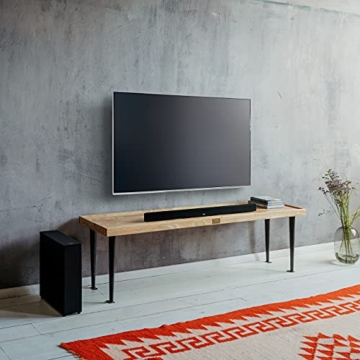 Teufel CINEBAR 11-2.1 Soundbar Set mit Kabellosem Subwoofer, Dolby Audio, Bluetooth 5.0, HDMI 3D ARC CEC, 4K Pass Through, Dynamore, Touch Panel - Schwarz - 9