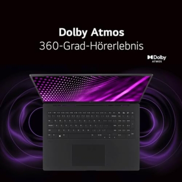 2024 LG gram Pro 17 Zoll Notebook - 1299g Intel Core Ultra7 Laptop (16GB RAM, 1TB Dual SSD, 23,5h Akkulaufzeit, IPS Panel Anti-Glare Display, Win 11 Home) - Schwarz - 12