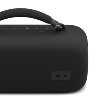 Bose Tragbarer SoundLink Max Lautsprecher, großer, wasserdichter Bluetooth-Lautsprecher, bis zu 20 Stunden Akkulaufzeit, USB-C, integrierter 3,5 mm AUX-Eingang, Schwarz - 5