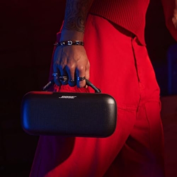 Bose Tragbarer SoundLink Max Lautsprecher, großer, wasserdichter Bluetooth-Lautsprecher, bis zu 20 Stunden Akkulaufzeit, USB-C, integrierter 3,5 mm AUX-Eingang, Schwarz - 6
