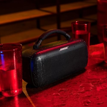 Bose Tragbarer SoundLink Max Lautsprecher, großer, wasserdichter Bluetooth-Lautsprecher, bis zu 20 Stunden Akkulaufzeit, USB-C, integrierter 3,5 mm AUX-Eingang, Schwarz - 7