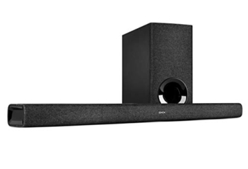 Denon DHT-S416 hochwertige 2.1 TV Soundbar mit kabellosem Subwoofer, Google Chromecast integriert, WLAN, Bluetooth, Dolby Digital, HDMI ARC, optischer Eingang, Black - 1