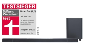 JBL Bar 1300 – Kompakte 11.1.4-Kanal-Soundbar für Heimkino Sound-System – Mit abnehmbaren Surround-Lautsprechern, MultiBeamTM und Dolby Atmos Surround Sound – Schwarz - 2