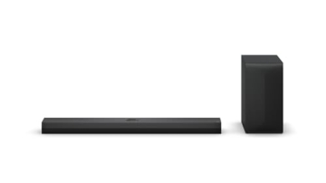 LG DS70TY 3.1.1 Dolby Atmos Soundbar (400W) mit kabellosem Subwoofer (eARC, HDMI, Optisch, Bluetooth) [2024], Schwarz - 1