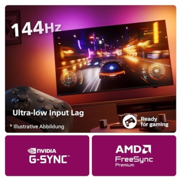 Philips Ambilight 55OLED809 4K OLED Smart TV - 55-Zoll Display mit P5 AI Perfect Picture, Ultra HD Google TV, Dolby Vision und Dolby Atmos Sound - Funktioniert mit Alexa und Google Sprachassistent - 11