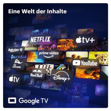 Philips Ambilight 55OLED809 4K OLED Smart TV - 55-Zoll Display mit P5 AI Perfect Picture, Ultra HD Google TV, Dolby Vision und Dolby Atmos Sound - Funktioniert mit Alexa und Google Sprachassistent - 15