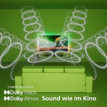 PHILIPS TAB7908/10 Soundbar 5.1.2 mit kabellosem Subwoofer | 740W | Dolby Atmos | DTS Virtual:X | Surround Sound | Roku TV Ready Easylink | Fernbedienung | Wandhalterung | Schwarz - 3