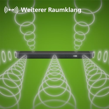 PHILIPS TAB7908/10 Soundbar 5.1.2 mit kabellosem Subwoofer | 740W | Dolby Atmos | DTS Virtual:X | Surround Sound | Roku TV Ready Easylink | Fernbedienung | Wandhalterung | Schwarz - 7