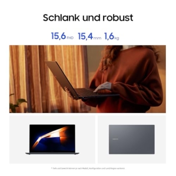 Samsung Galaxy Book4 Notebook, 15,6-Zoll-Display, Intel Core 3-Prozessor, 8 GB RAM, Laptop mit 256 GB Speicher, Gray, 3 Jahre Herstellergarantie [Exklusiv auf Amazon] - 3