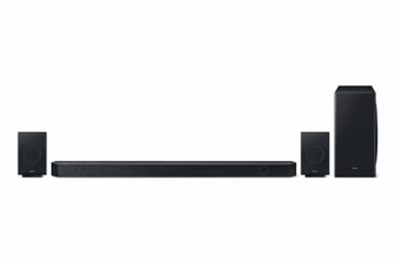 Samsung HW-Q935GD 9.1.4-Kanal Q-Soundbar für TV-Geräte, 2.0.2-Kanal-Rücklautsprecher, Bluetooth-Lautsprecher mit kabellosem Dolby Atmos / DTS:X, Q-Symphony [2024] - 1