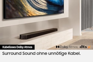 Samsung HW-Q935GD 9.1.4-Kanal Q-Soundbar für TV-Geräte, 2.0.2-Kanal-Rücklautsprecher, Bluetooth-Lautsprecher mit kabellosem Dolby Atmos / DTS:X, Q-Symphony [2024] - 6