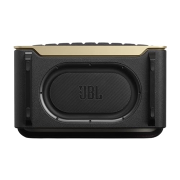 JBL Authentics 300 Tragbarer Smart Home Lautsprecher – 70er Jahre Retro-Design Bluetooth Box – Mit Google Assistant, Alexa, AirPlay und JBL One App – Schwarz - 6