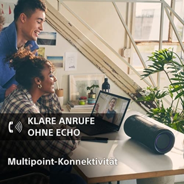 Sony SRS-XG300 - Tragbarer kabelloser Bluetooth-Lautsprecher mit starkem Partysound und Beleuchtung - wasserdicht, 25 Stunden Akkulaufzeit, Smartphone und Schnellladefunktion - Schwarz - 5