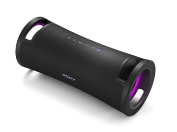 Sony ULT Field 7 - Tragbarer Bluetooth-Lautsprecher mit ULT Bass-Boost Funktion, 30 Stunden Akku, integrierter Powerbank, Wasser- und Staubdicht, LED, Mikrofon- und Gitarreneingang - Schwarz - 18