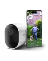 Arlo Pro 5 Überwachungskamera Aussen WLAN, 2K+ HDR Video, Kabellos, Verbesserte Farbnachtsicht, 160° Blickwinkel, Spotlight, 2-Wege Audio, Alarm Sirene, Secure Testzeitraum, 1er Set, Weiß - 1