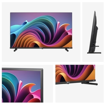 Hisense 32A5NQ 80 cm (32 Zoll) QLED Fernseher Full HD, Smart TV, Triple Tuner, AI Sports Mode, Dolby Atmos, Share to TV, Duale Positionierung, WiFi, Game & Hotel Modus, Schwarz [2024] - 2