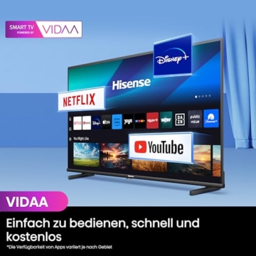 Hisense 32A5NQ 80 cm (32 Zoll) QLED Fernseher Full HD, Smart TV, Triple Tuner, AI Sports Mode, Dolby Atmos, Share to TV, Duale Positionierung, WiFi, Game & Hotel Modus, Schwarz [2024] - 14