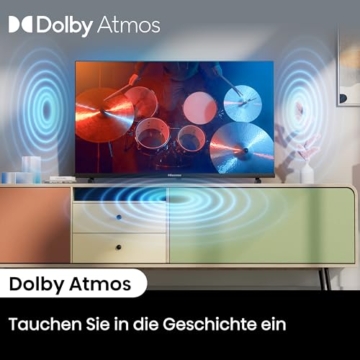 Hisense 32A5NQ 80 cm (32 Zoll) QLED Fernseher Full HD, Smart TV, Triple Tuner, AI Sports Mode, Dolby Atmos, Share to TV, Duale Positionierung, WiFi, Game & Hotel Modus, Schwarz [2024] - 9