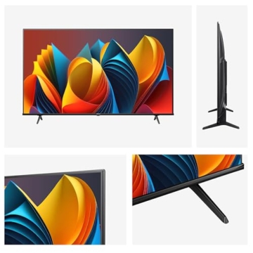 Hisense 43E7NQ 108 cm (43 Zoll) Fernseher, 4K UHD, QLED, HDR10, HDR10+ decoding, HLG, Dolby Vision Atmos, 60Hz Panel, Smooth Motion, Bluetooth, Alexa Built-in, VIDAA Voice, Schwarz [2024] - 3