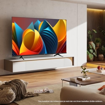 Hisense 43E7NQ 108 cm (43 Zoll) Fernseher, 4K UHD, QLED, HDR10, HDR10+ decoding, HLG, Dolby Vision Atmos, 60Hz Panel, Smooth Motion, Bluetooth, Alexa Built-in, VIDAA Voice, Schwarz [2024] - 8