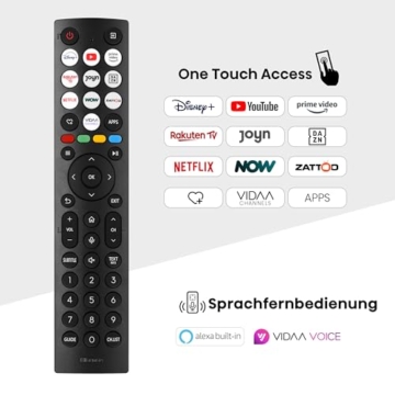 Hisense 55E7NQ 139 cm (55 Zoll) Fernseher, 4K UHD, QLED, HDR10, HDR10+ decoding, HLG, Dolby Vision Atmos, 60Hz Panel, Smooth Motion, Bluetooth, Alexa Built-in, VIDAA Voice, Schwarz [2024] - 7