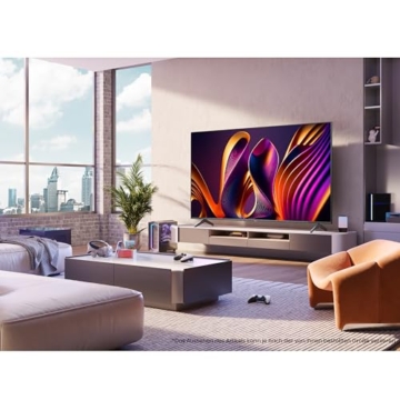 Hisense 65E7NQ Pro 164 cm (65 Zoll) Fernseher, 4K UHD, QLED, Smart TV, Total HDR, Dolby Vision IQ Atmos, 144Hz (VRR), HDMI 2.1, Game Mode PRO, Triple Tuner, Alexa Built-In, Dunkelgrau, [2024] - 7